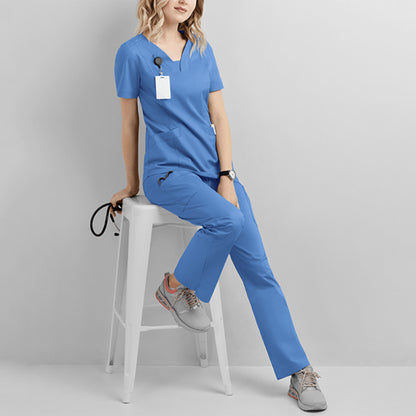 Short Sleeved Nurse Uniform Surgeon