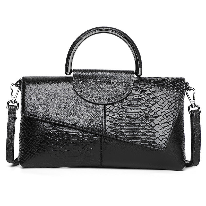 Large-Capacity Clutch Messenger Bag Fashion Handbag - queensinbizness