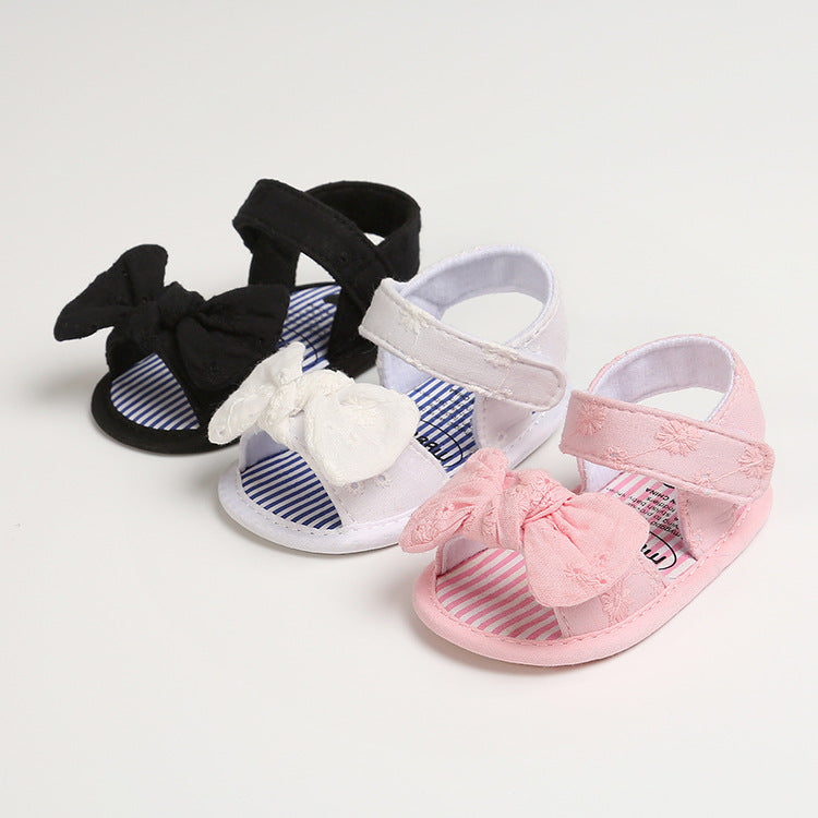 Summer Bowtie Baby Through Shoes - queensinbizness