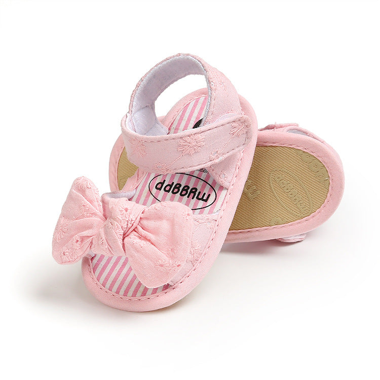 Summer Bowtie Baby Through Shoes - queensinbizness