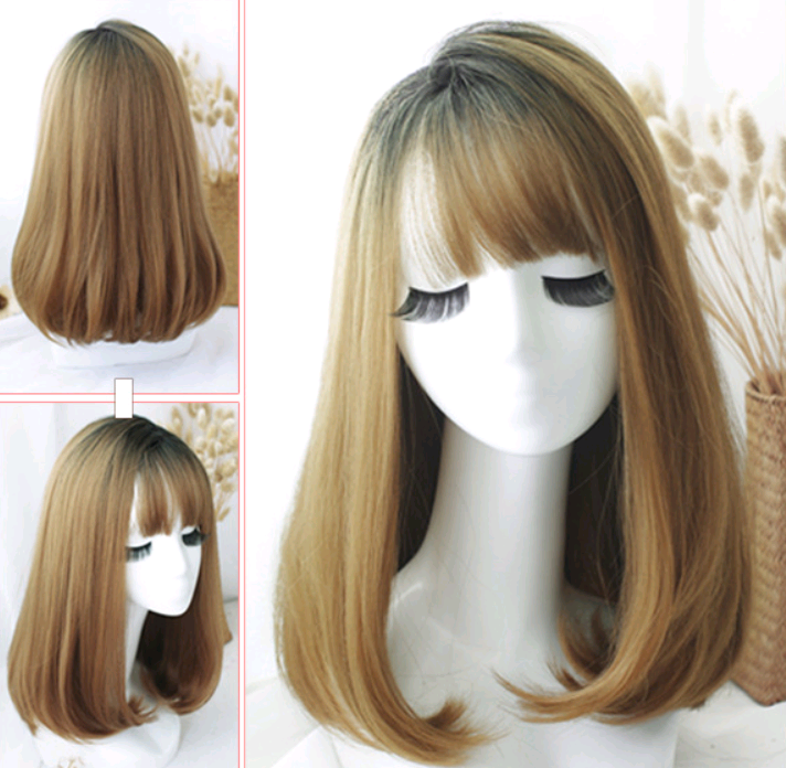 Chemical fiber hair wig fake hair - queensinbizness