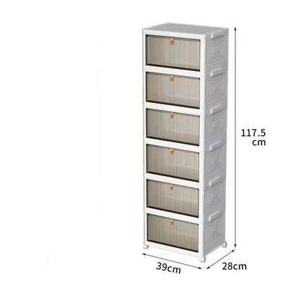 Foldable Snack Transparent Storage Cabinet