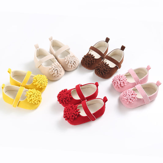 Baby colored flower toddler shoes, - queensinbizness