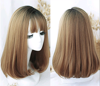 Chemical fiber hair wig fake hair - queensinbizness