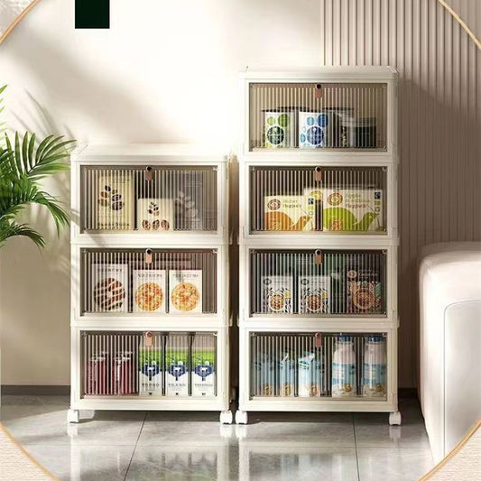 Foldable Snack Transparent Storage Cabinet