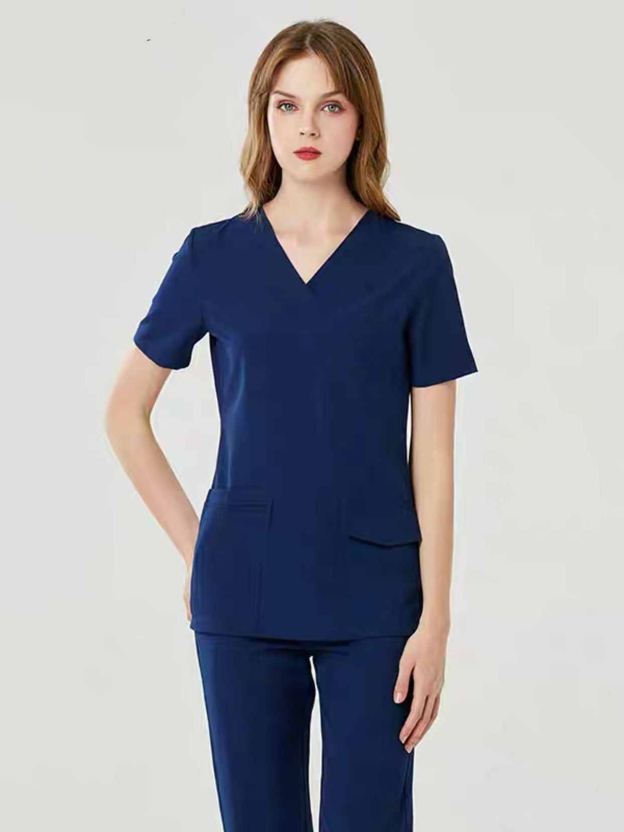 Surgical Scrubs Clothing Short Sleeve Set