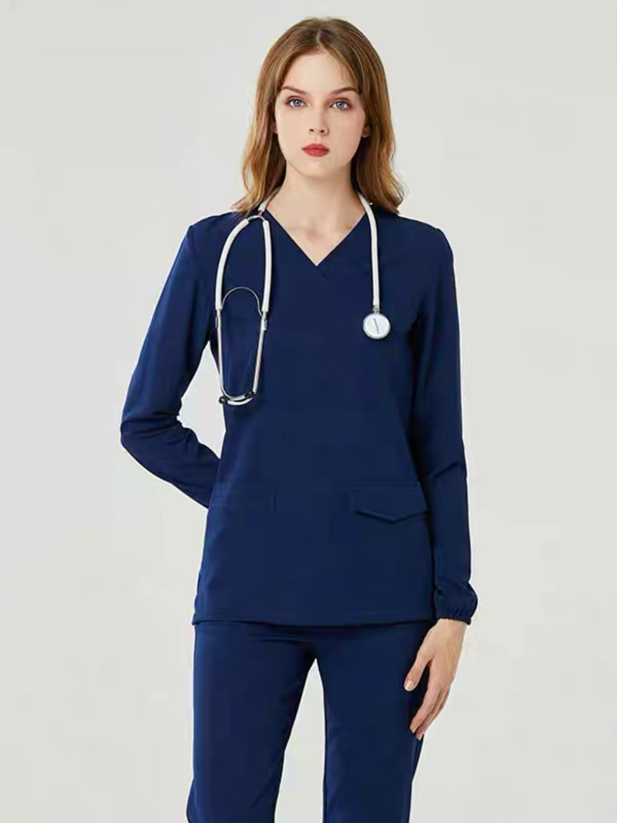 Surgical Scrubs Clothing Short Sleeve Set