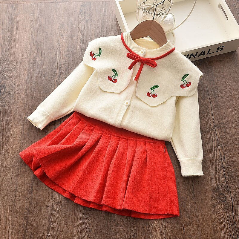 Children Bow Doll  Winter Dress