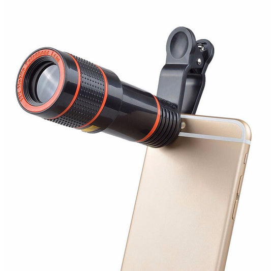 HD 8X Clip On Optical Zoom Telescope Camera Lens