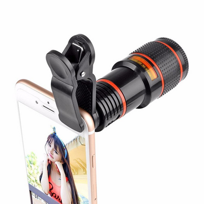 HD 8X Clip On Optical Zoom Telescope Camera Lens