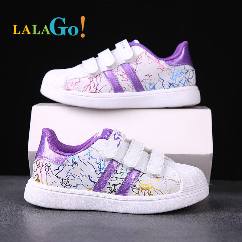 Spring Kids Pu Leather Shoes