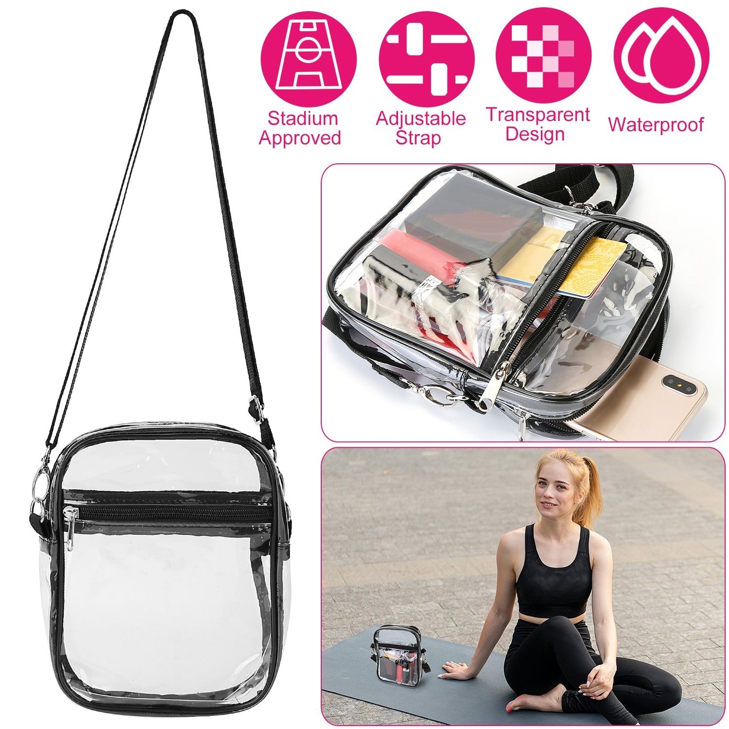 Clear Crossbody Bag