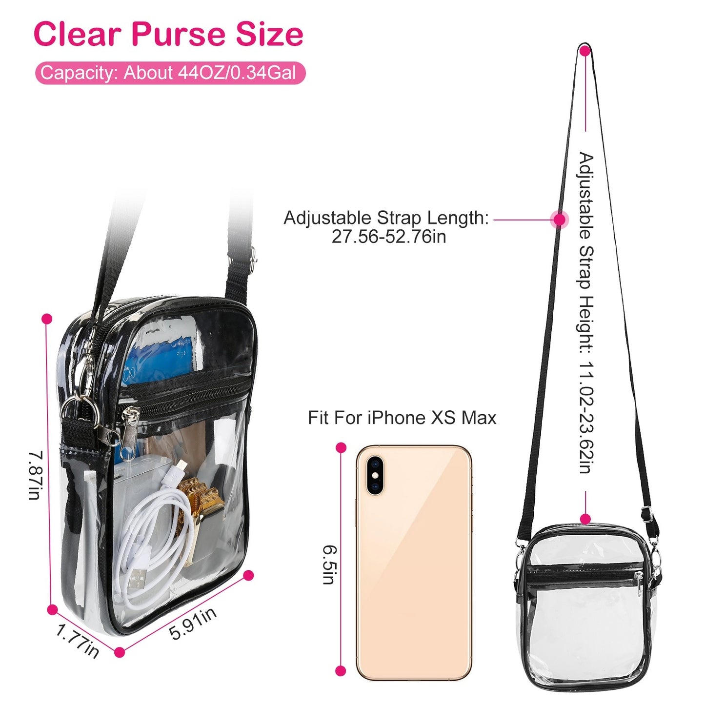 Clear Crossbody Bag